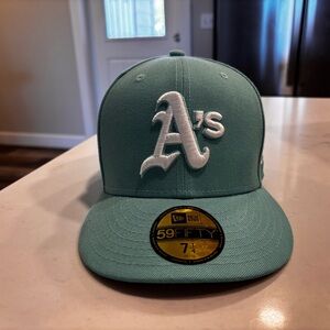 New Era Light Blue A's 59FIFTY Cap